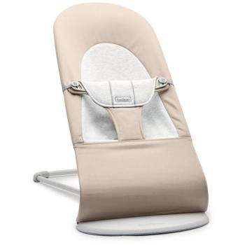 Babybjörn Balance Soft Woven Beige/Grey Jersey, világos konstrukció kép