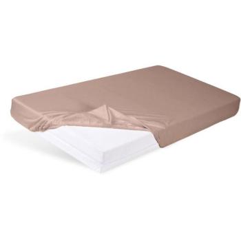 BABYMATEX Gumis lepedő Jersey 60x120cm világos barna kép