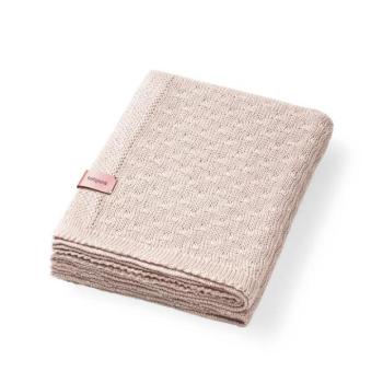 BABYONO Bambusz kötött takaró Light Beige kép