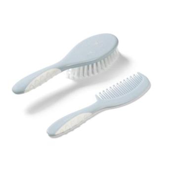 BABYONO Kefe és fésű csúszásmentes fogantyúval Blue kép