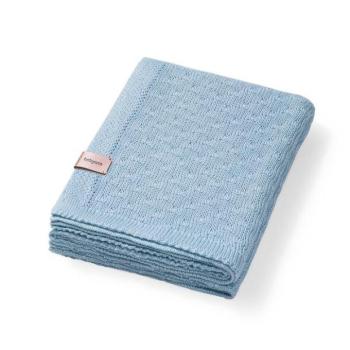 BABYONO Kötött bambusz takaró Blue kép