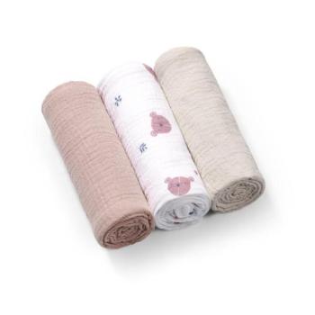 BABYONO Muszlin pelenkák Super Soft 3 db, Szürke 70 x 70 cm kép