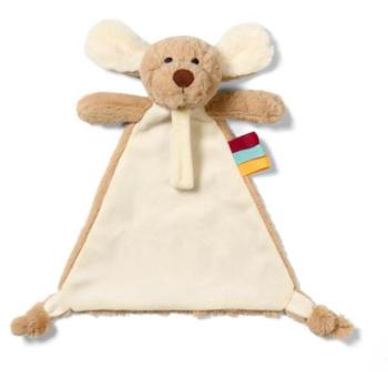 BabyOno plüss játék Dog Willy cumitartóval, bézs színben kép