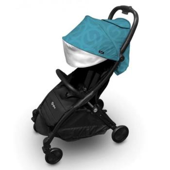 BabyStyle Hybrid Ezyfold Black keret és kennel, Menta kép