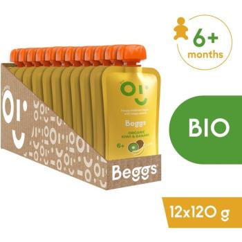 Beggs Bio Kiwi és banán 12×120 g kép