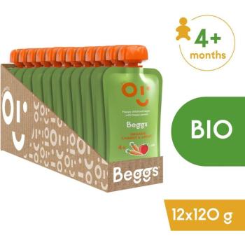 Beggs Bio sárgarépa és alma 12×120 g kép