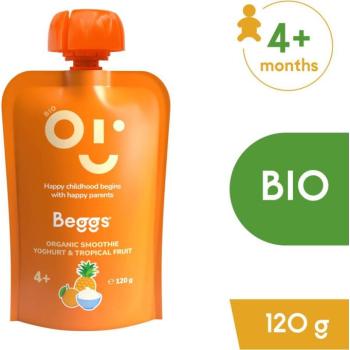 Beggs Organic Smoothie joghurttal és trópusi gyümölcsökkel 120 g kép