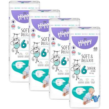 Bella Happy havi Pelenkacsomag 15kg+ Junior Extra 6 (192db) kép