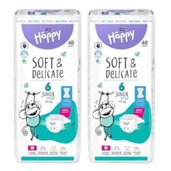 Bella Happy Nadrágpelenka 15kg+ Junior Extra 6 (2x48db) kép