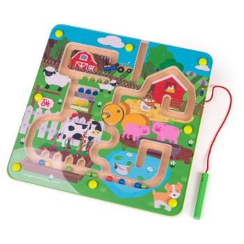 Bigjigs Toys Mágneses útvesztő - Farm kép
