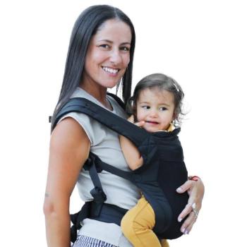 BOBA BECO FLY HYBRID ergonomikus babahordozó, (Mei Tai), fekete kép