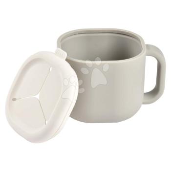 Bögre kisbabáknak Pick 'n' Snack Silicone Snack Sup Beaba Velvet Grey evéstanuló zöld 10 hó-tól kép