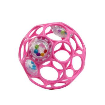 Oball RATTLE 10 cm sötét rózsaszín kép