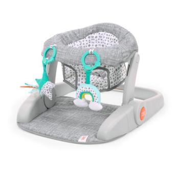 BRIGHT STARTS Tanuló ülés játékokkal utazáshoz kész Learn-to-Sit™ Szürke, 4m+ kép