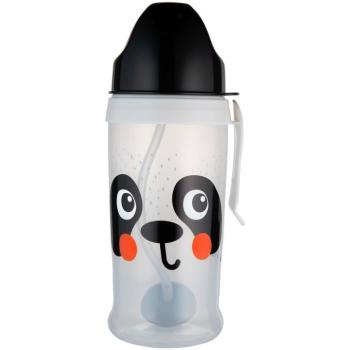 Canpol babies Nem adagolós pohár szívószállal és súllyal BabiesBoo 350 ml Panda kép