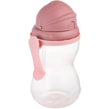 Canpol babies, sport palack szívószállal, 370ml, rózsaszín kép