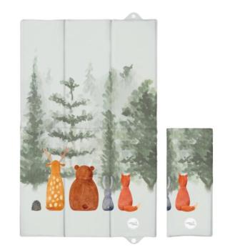 CEBA BABY Utazó pelenkázó alátét (80x50) Basic Forest Companions kép