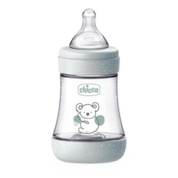CHICCO Antikolikus csecsemő cumisüveg Perfect5 150 ml semleges lassú áramlás 0m+ kép