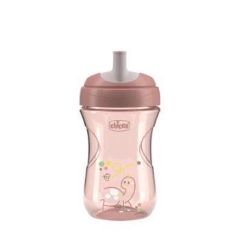 Chicco Bögre Advanced szívószálas itatóval rózsaszín, 12hó+ kép