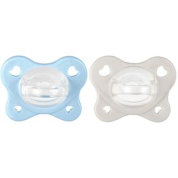 CHICCO Cumisüveg Physio Dual Soft szilikon fiú 2-6m, 2db kép