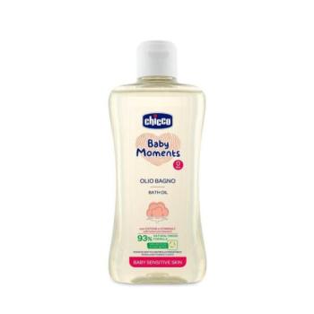 CHICCO Fürdőolaj pamuttal és E-vitaminnal Baby Moments Sensitive 93% természetes összetevő kép