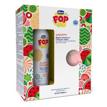 CHICCO Haj- és testhab POP Vanilla Fluffy 200ml hajtörölközővel kép