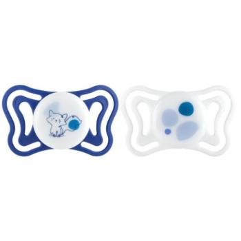 CHICCO Physioforma Light szilikon ortodontikus cumik kék 16-36m, 2 db kép