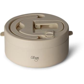 Citron rozsdamentes acél ételtartó 400 ml - Beige