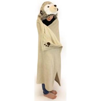 Cozy Noxxiez BL810 Hedgehog - meleg kapucnis takaró állat- és mancszsebekkel kép