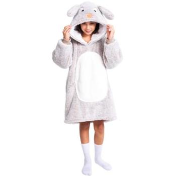 Cozy Noxxiez CH321 Rabbit - meleg TV kapucnis takaró 7-12 éves gyerekeknek kép