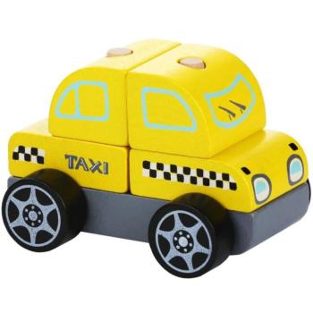 CUBIKA 13159 Taxi autó - fa kirakó 5 db kép