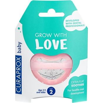 CURAPROX Baby fogszabályozó cumi, 2,5 év+, méret: 2, rózsaszín kép