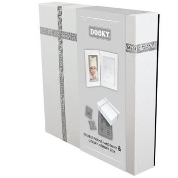 Dooky Double Frame Handprint + Luxury Memory Box kép