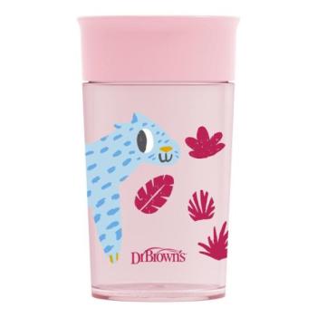 Dr.Browns Mug Cheers Jungle 300 ml rózsaszín 9m+ kép