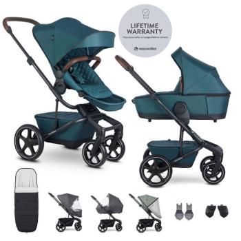 EASYWALKER Set XXL babakocsi kombinált Harvey5 Premium Jade Green kiegészítőkkel kép