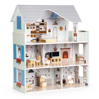 Ecotoys Emma Residence fából készült babaház kép