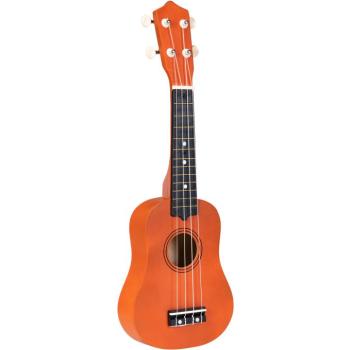 ECOTOYS MF019E Fa gyermekgitár 4 nejlonhúrral és pengetővel, barna kép