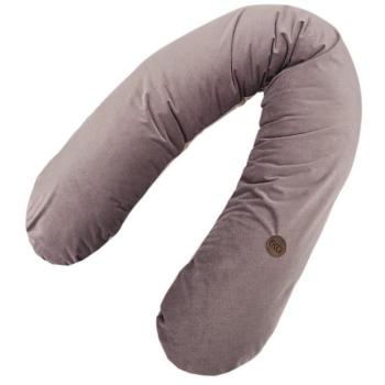 EKO Szoptatós párna pamut Velvet Dark Pink 180cm kép