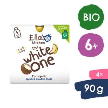 Ella BIO White One Gyümölcs püré dinnyével (4 × 90 g)