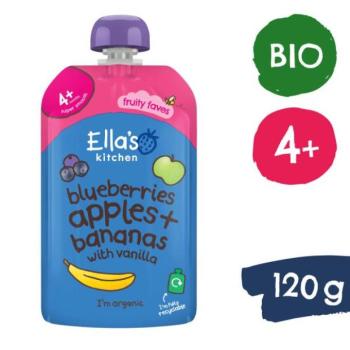 Ella's Kitchen BIO Alma, áfonya és banán (120 g) kép