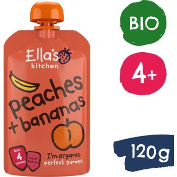 Ella's Kitchen BIO banán és őszibarack 120 g kép