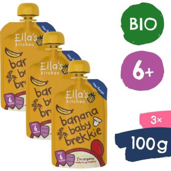 Ella's Kitchen BIO Reggeli banán és joghurt, 3× 100g kép