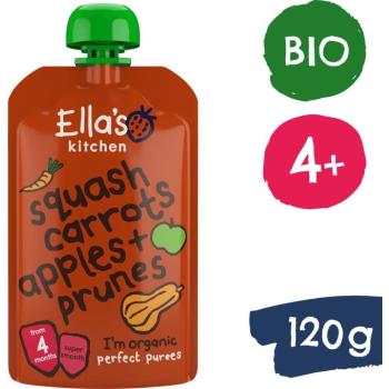 Ella's Kitchen BIO sütőtök, sárgarépa, alma és szilva (120 g) kép