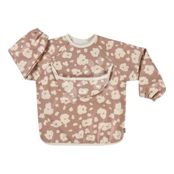 Előke 2in1 Bib with Removable Sleeves Savannah Bloom Beaba levehető ujjú vízálló barna 4 hó-tól kép