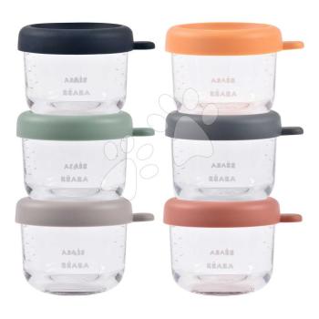 Étel­tároló készlet Sunrise Color Mix Beaba 150 ml 6 db minőségi üvegből kép