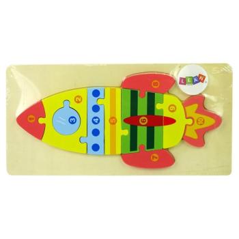 Fa puzzle rakéta kép