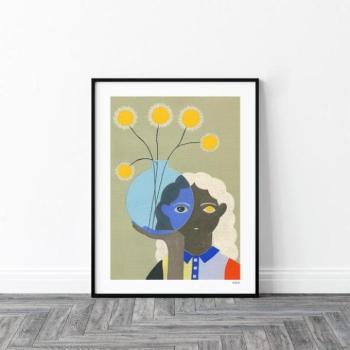Dekoratív absztrakt poszter "Éjjel-nappal" kép