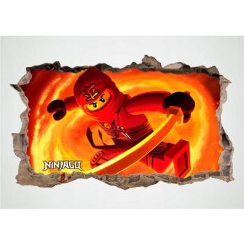 Falmatrica Piros Ninja Go 120 x 74 cm kép