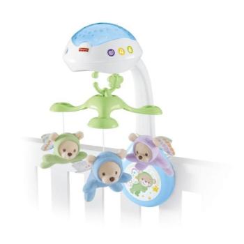 FISHER PRICE Körhinta kiságy fölé pillangókkal kép