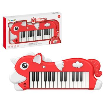 Funmuch Elektronikus szintetizátor - Unikornis, piros kép